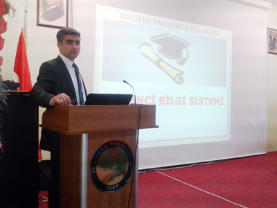 Öğrenci Bilgi Sisteminin Kullanımına Yönelik Sunum Yapıldı